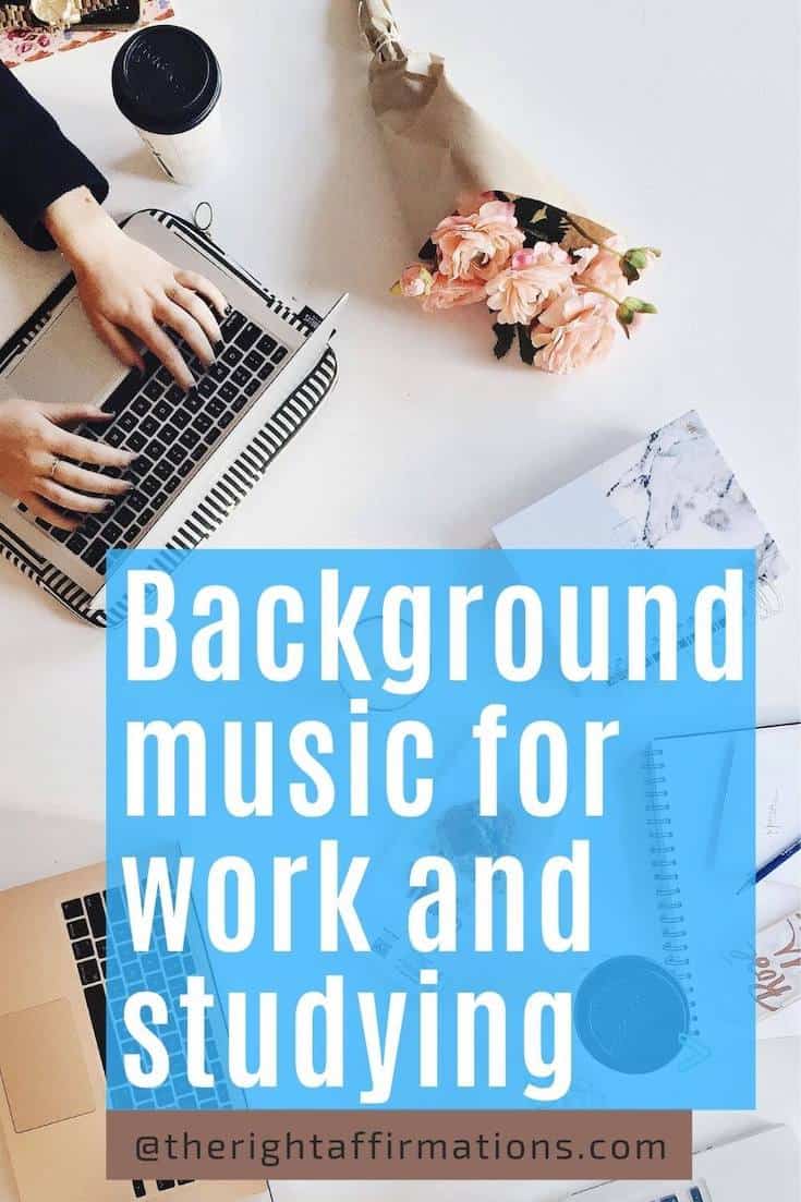 background music for work and studying pinterest 2