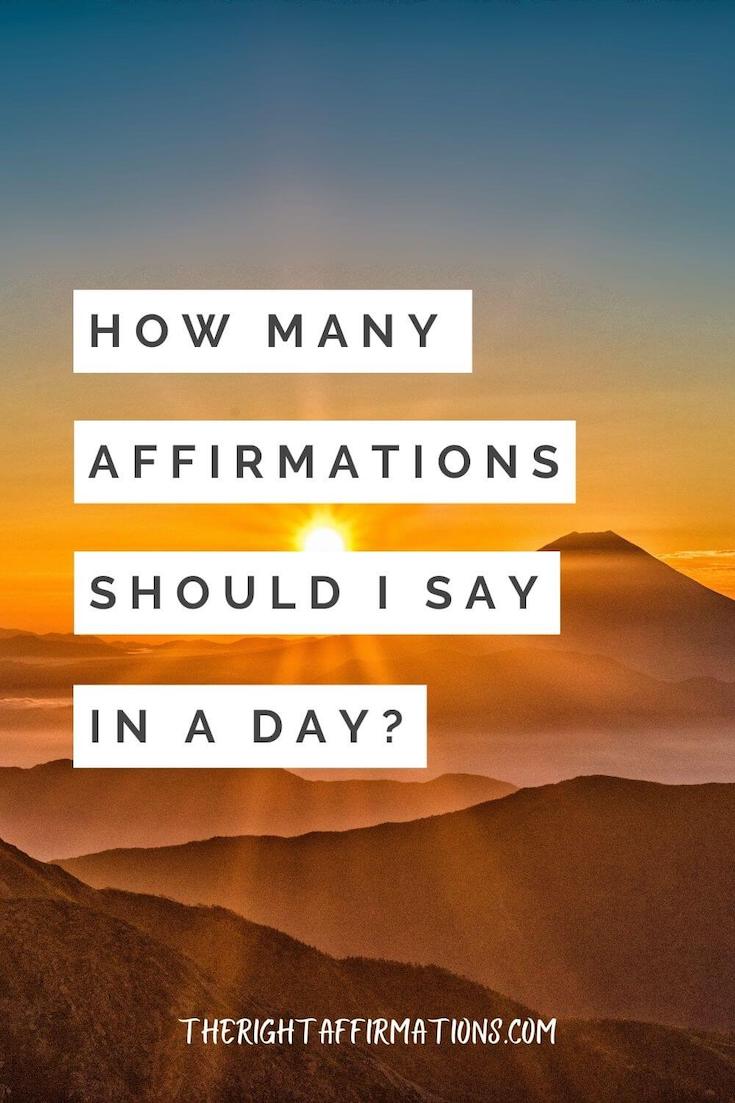 how many affirmations should i say in a day pinterest 1