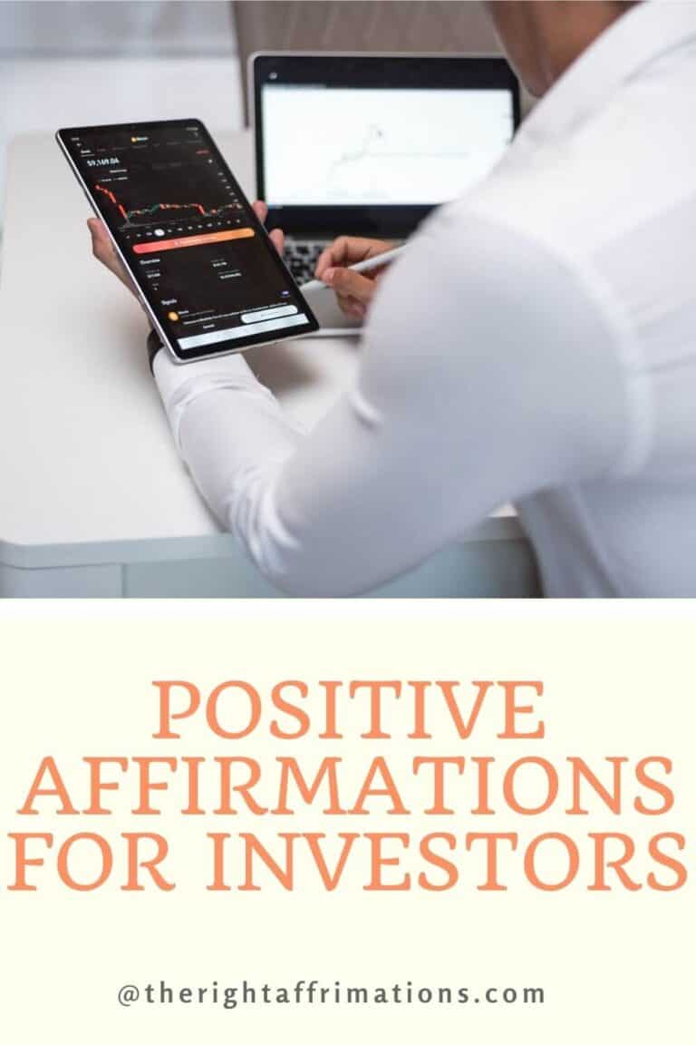 Positive affirmations for stock traders and investors pinterest
