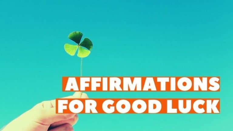 affirmations for good luck featured image