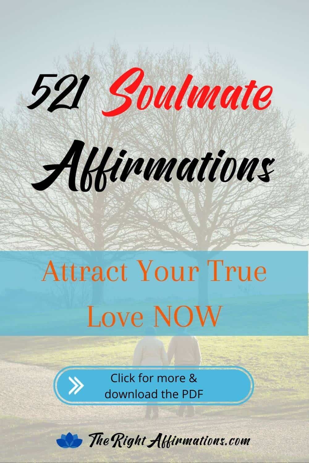 affirmations to attract your soulmate pinterest