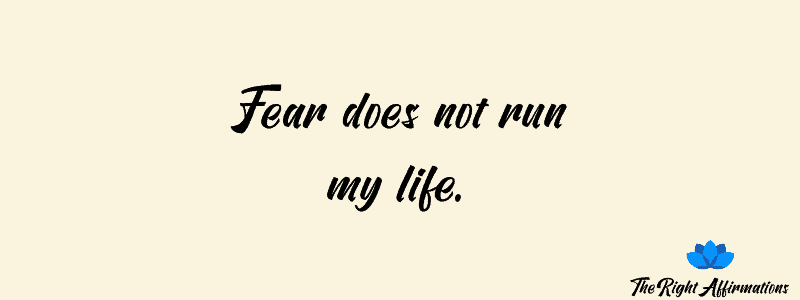 fear affirmations
