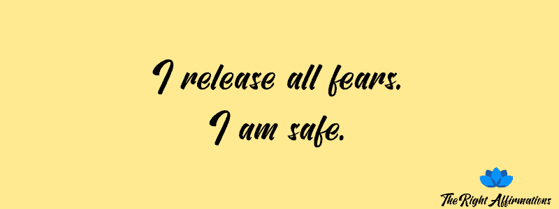 positive affirmations for fear