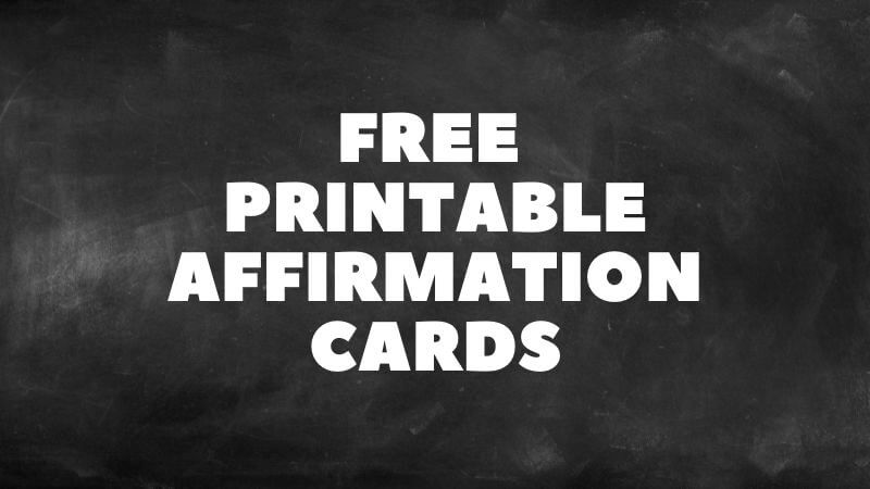 free printable affirmation cards pdf featured image
