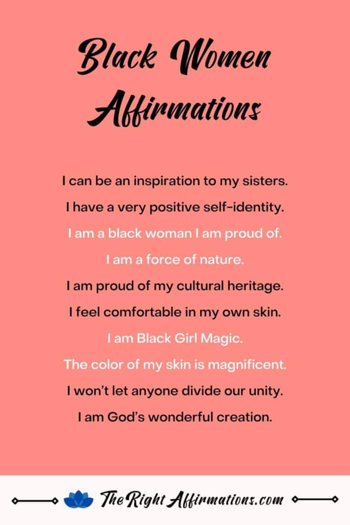 inspirational affirmations for black women pinterest