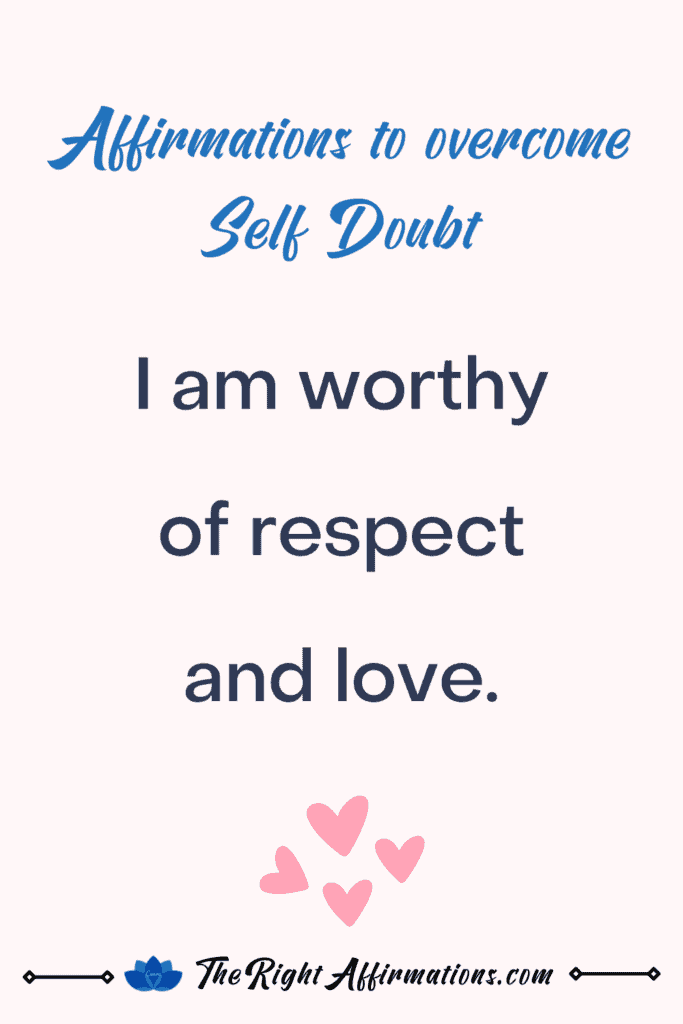 Affirmations for Self-Doubt in Personal Relationships