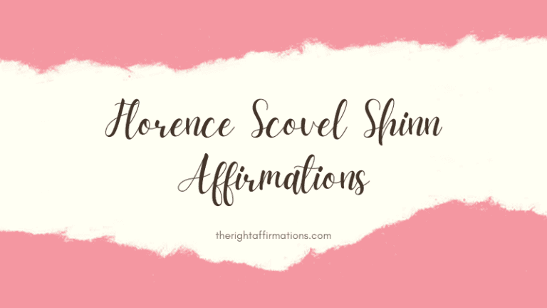 Florence Scovel Shinn Affirmations featured image
